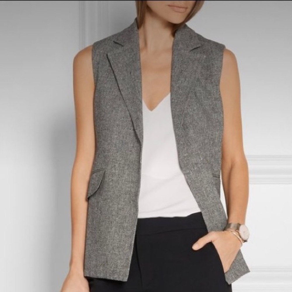 Theory Sedeia Linen Crepe Vest